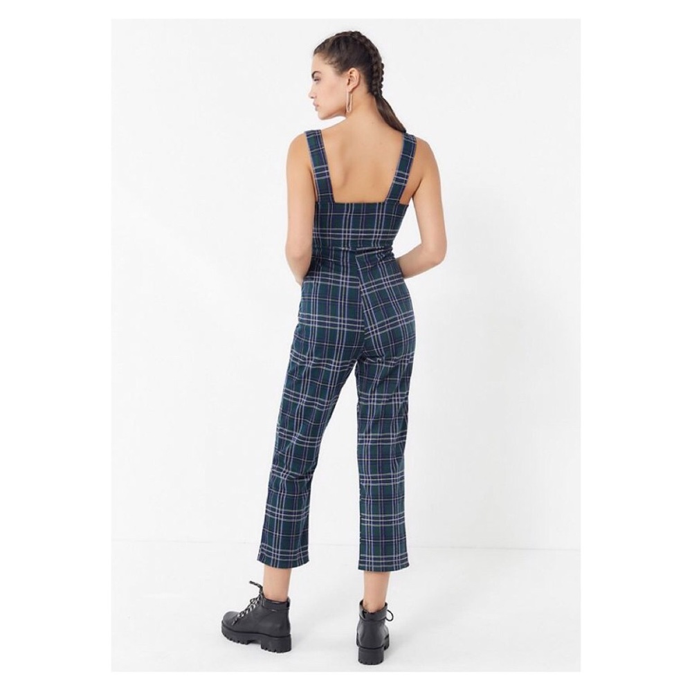 UO Rachel Plaid Jumpsuit - Picture 3 of 8